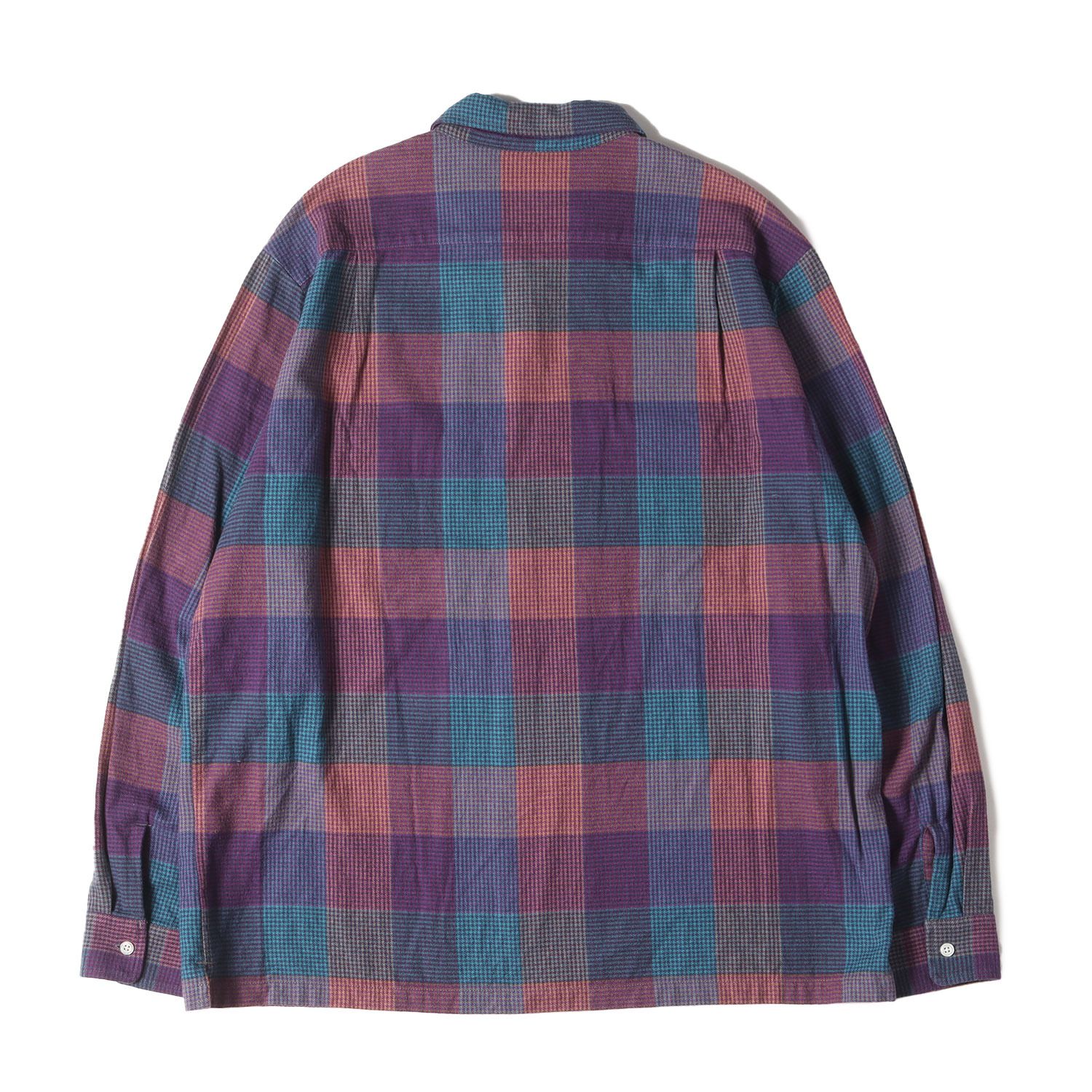 シュプリーム Supreme フランネル シャツ L チェック クラシックロゴ