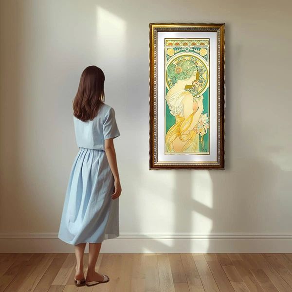ミュシャ展❤️額縁❤️絵画❤️人物画❤️ピンク コラボ プレゼント企画！／ 4.18(fri)-5.18(sun) 『ミュシャ展