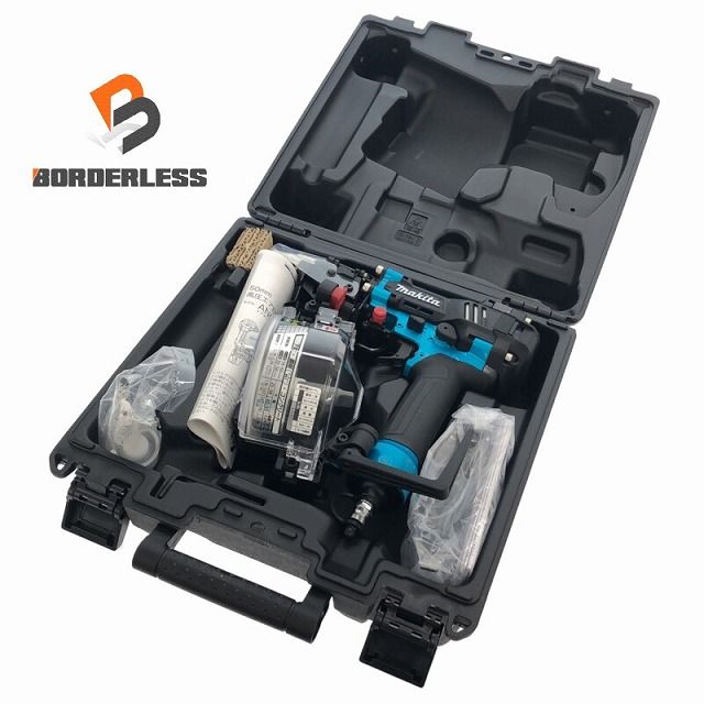 ♥品 makita マキタ 50mm 高圧 エア釘打機 AN534HM 青|ブルー ロール釘打機 ロール釘打ち機 コイルネイラ112503