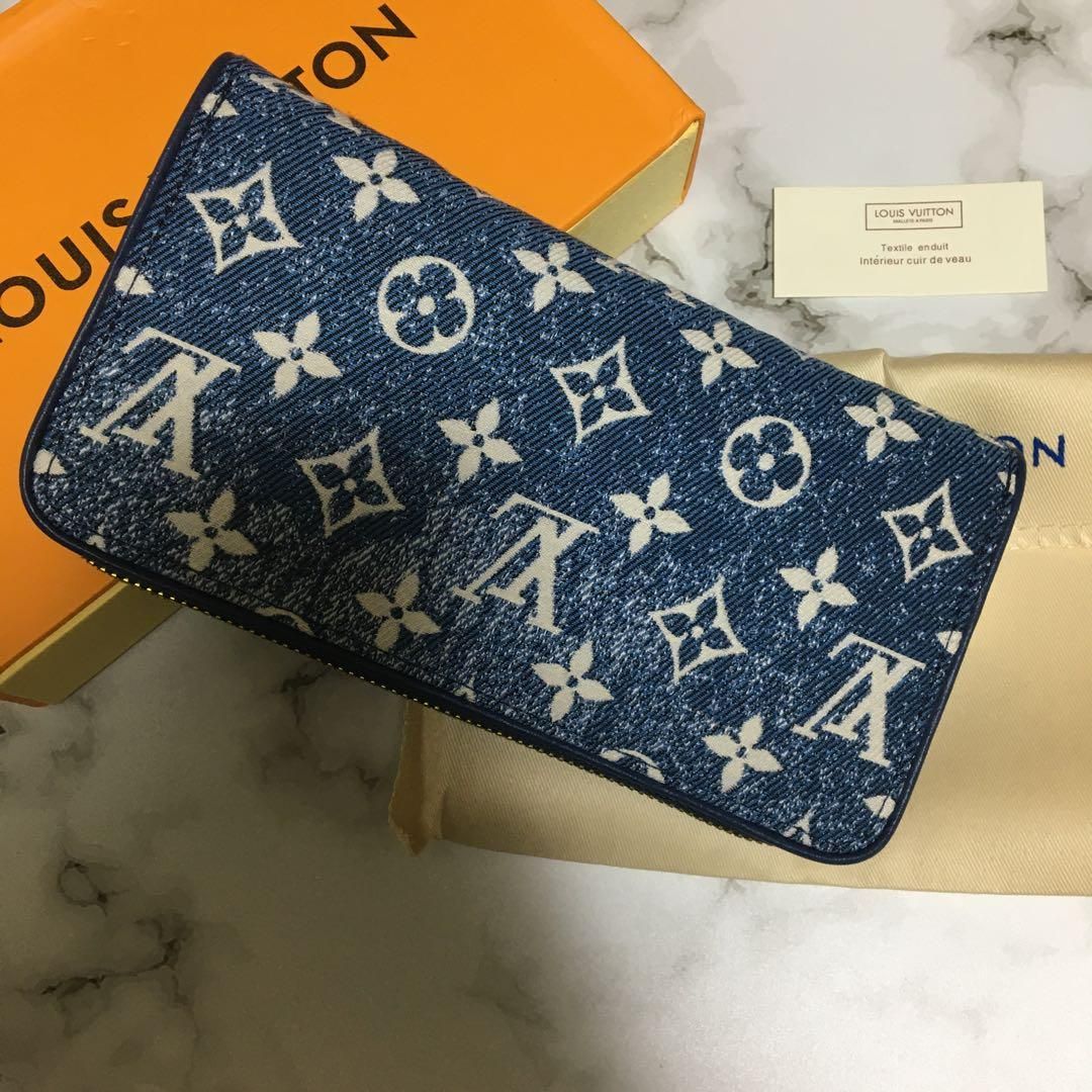 新品 LOUIS VUITTON デニムジッピーウォレット 長財布