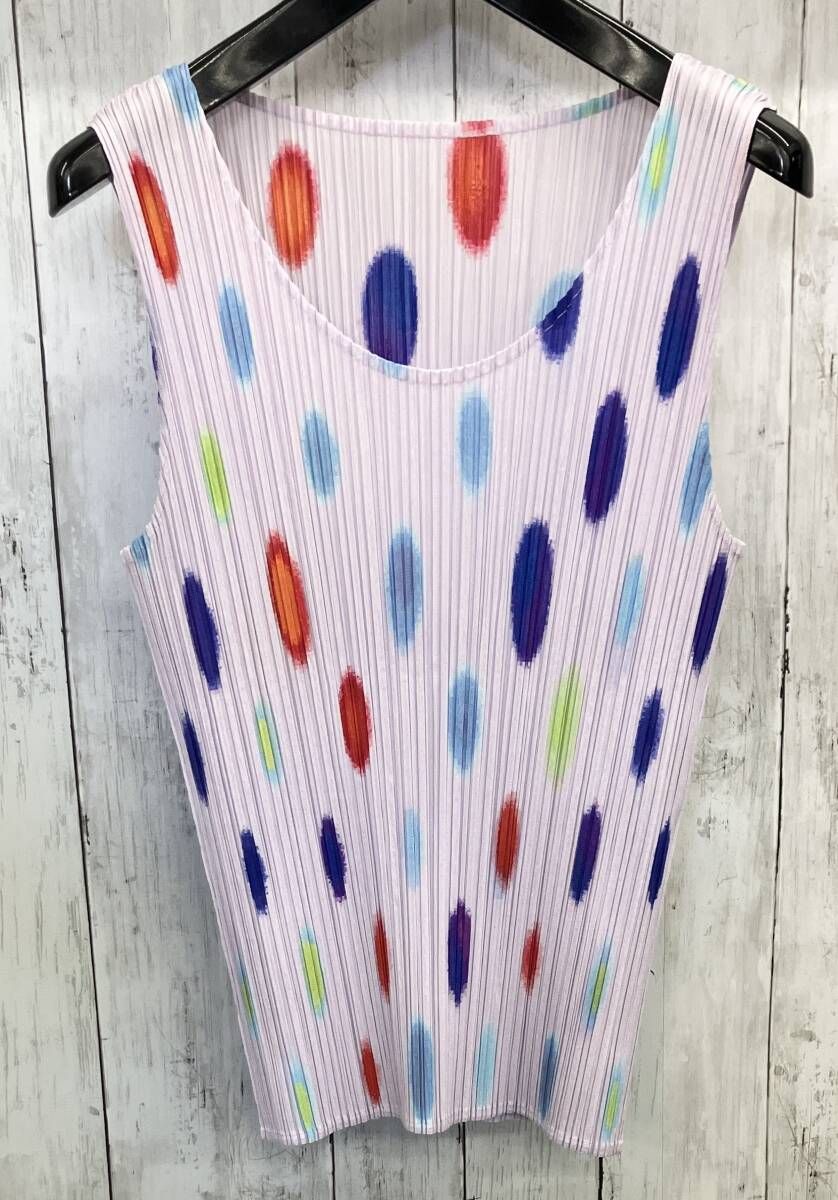 PLEATS PLEASE ISSEY MIYAKE ノースリーブカットソー プリーツ