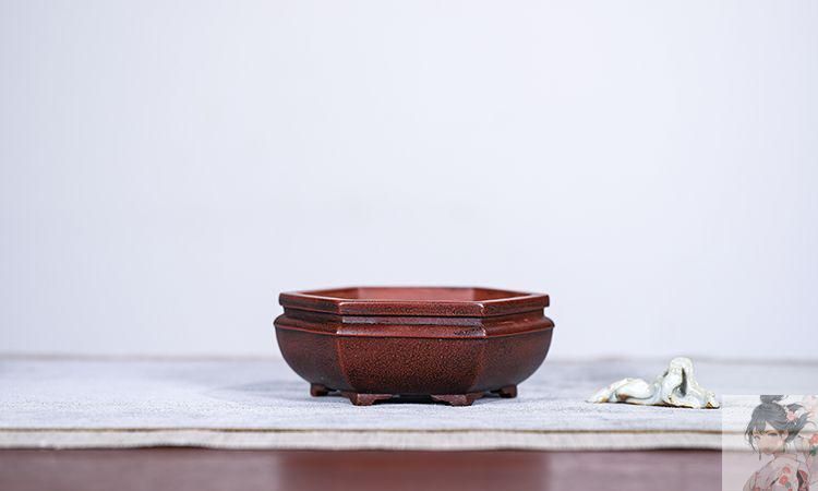 紫砂の鉢 盆栽鉢 植木鉢 小品盆栽鉢 大品盆栽鉢  六角鉢  台湾紫砂の鉢 六方鉢紫砂の鉢 盆栽鉢 植木鉢 小品盆栽鉢 大品盆栽鉢 - メルカリ