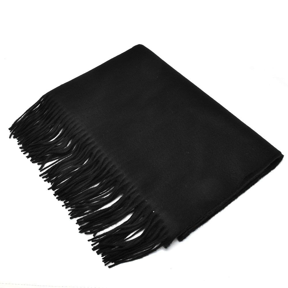 ジョンストンズ Johnstons WA000056 SA0900 WA56 Woven Stole 大判 ストール マフラー スカーフ カシミア プレーン 無地 レディース メンズ ブラック 黒