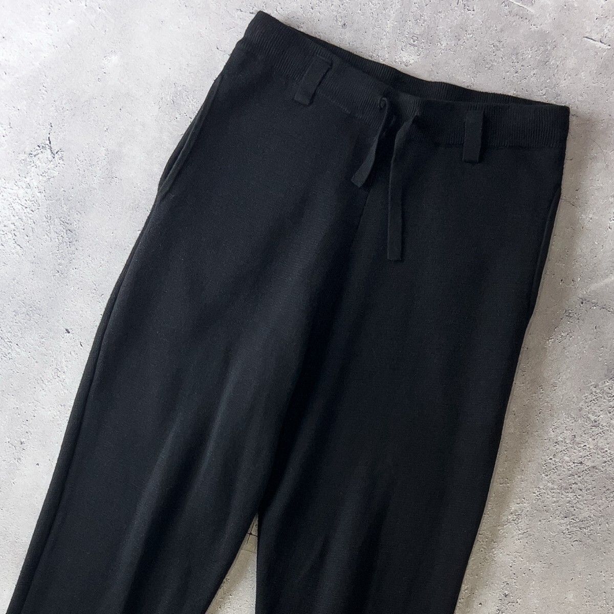 DAIRIKU ダイリク 2025 MY HERO ブーツカット ニット フ パンツ ベル ボトム メンズ L 黒 Flare Knit Milano Ribs Pants