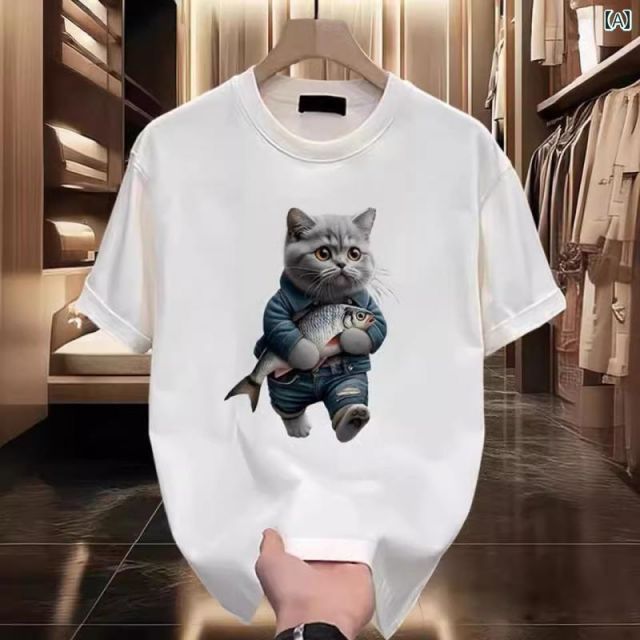 [5XL97.5〜105kg]メンズ ファッション 服 男性用 オシャレ シンプル 大人 かっこいい 大きいサイズ ストリート 紳士服 綿 半袖 T シャツ 夏 カジュアル ラウンドネック T シャツ スポーツ トップス