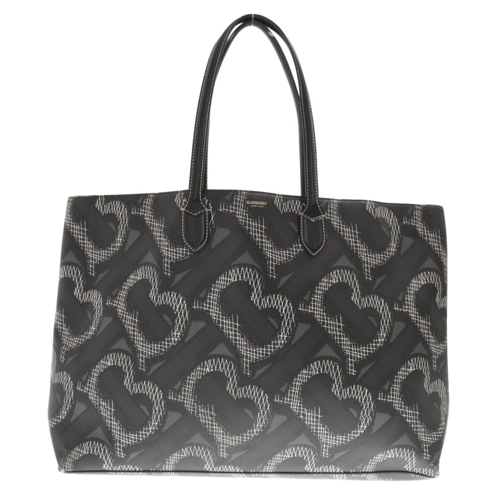 BURBERRY (バーバリー) モノグラム キャンバス トートバッグ