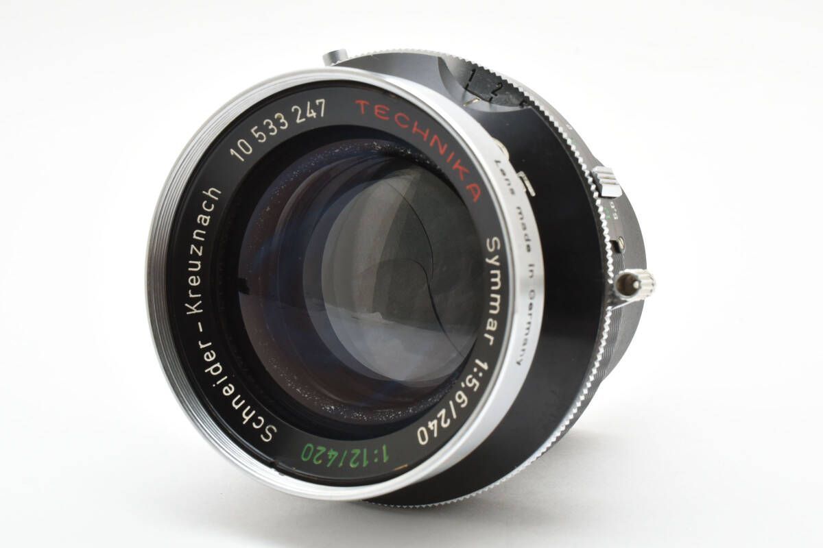 ☆動作品☆ シュナイダー Schneider Symmar-S 240mm F5.6 大判レンズ