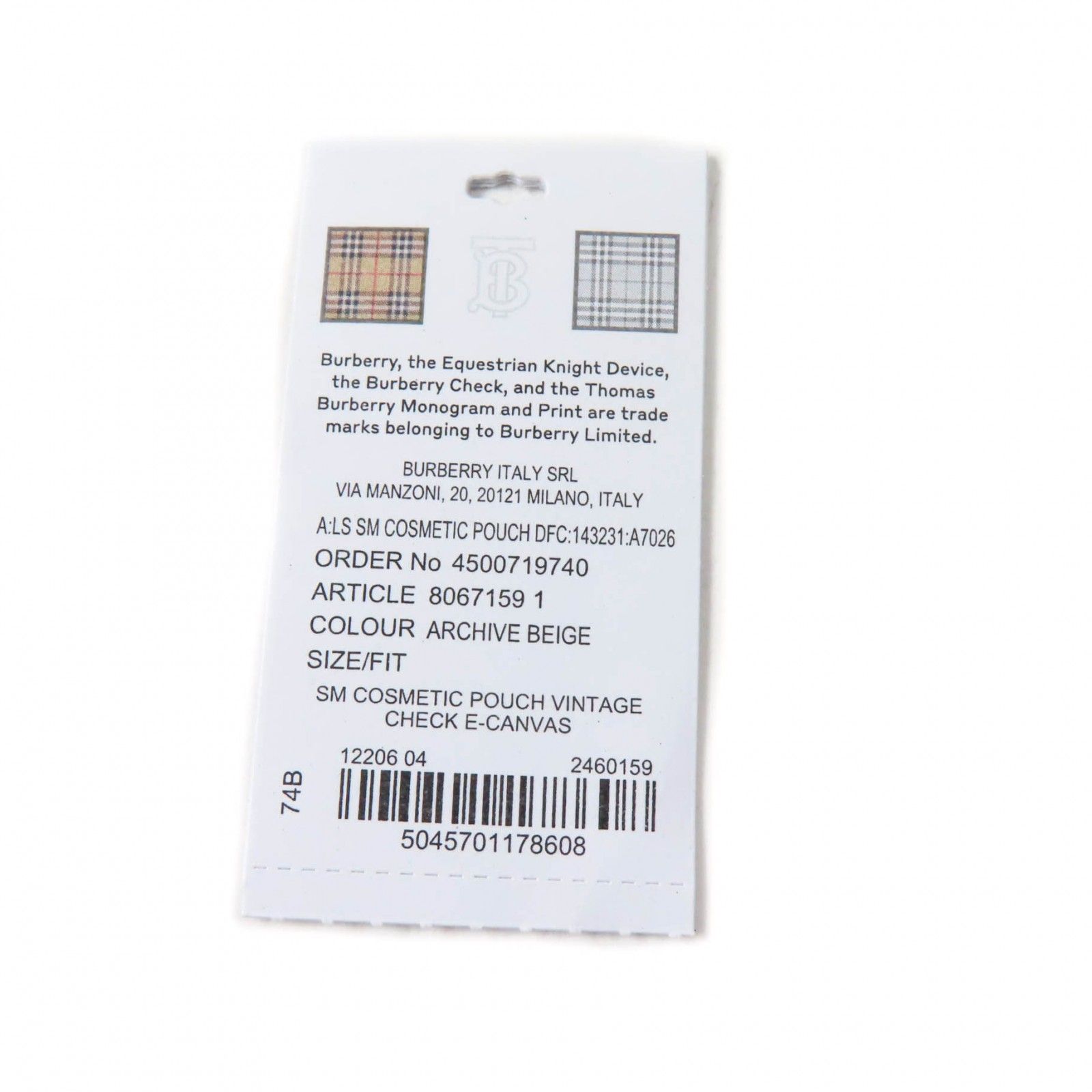 美品☆BURBERRY バーバリー 8067159 バーバリー プローサム レザー