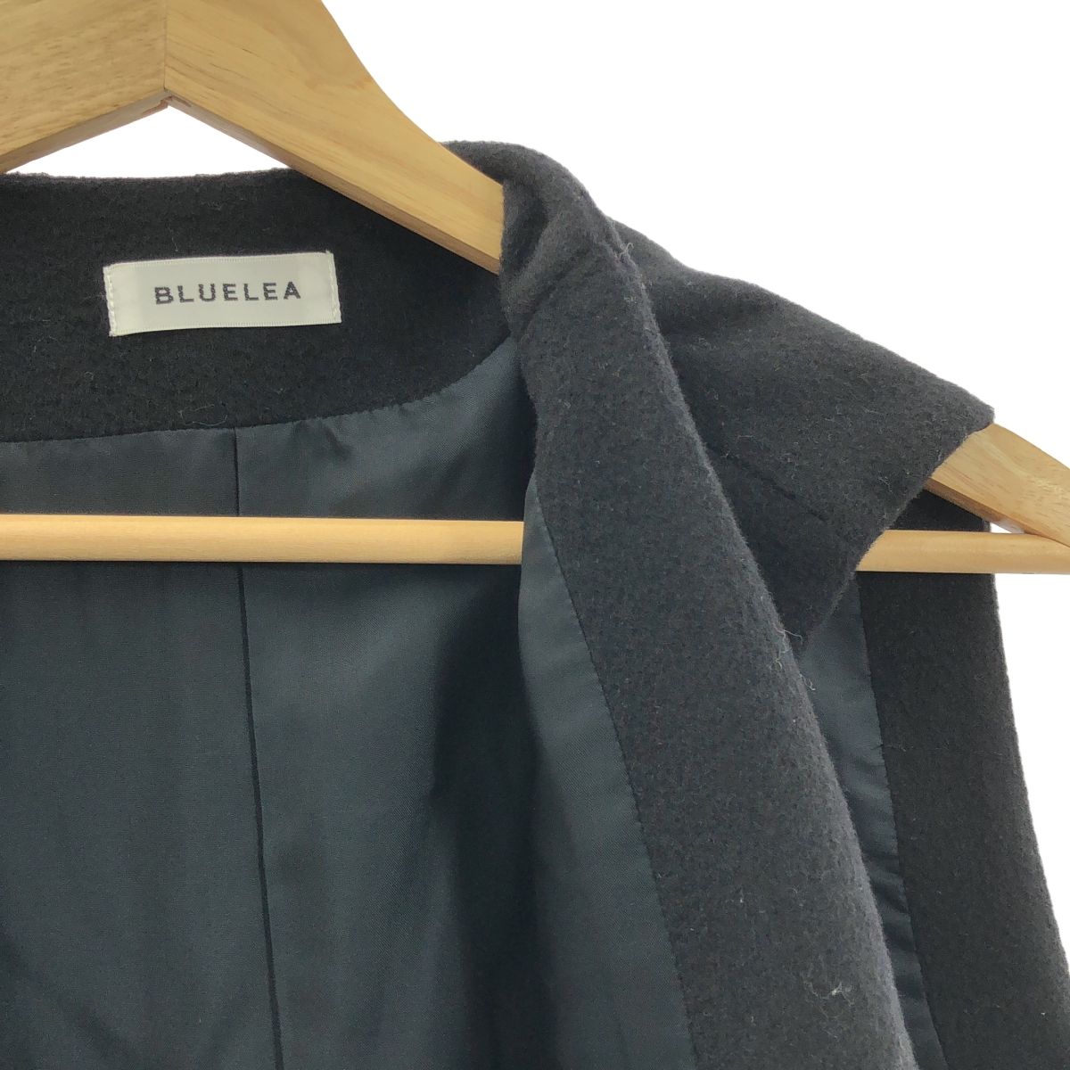 Bluelea / ブルレア | SHORT ファーポケット ロングジレ ベスト