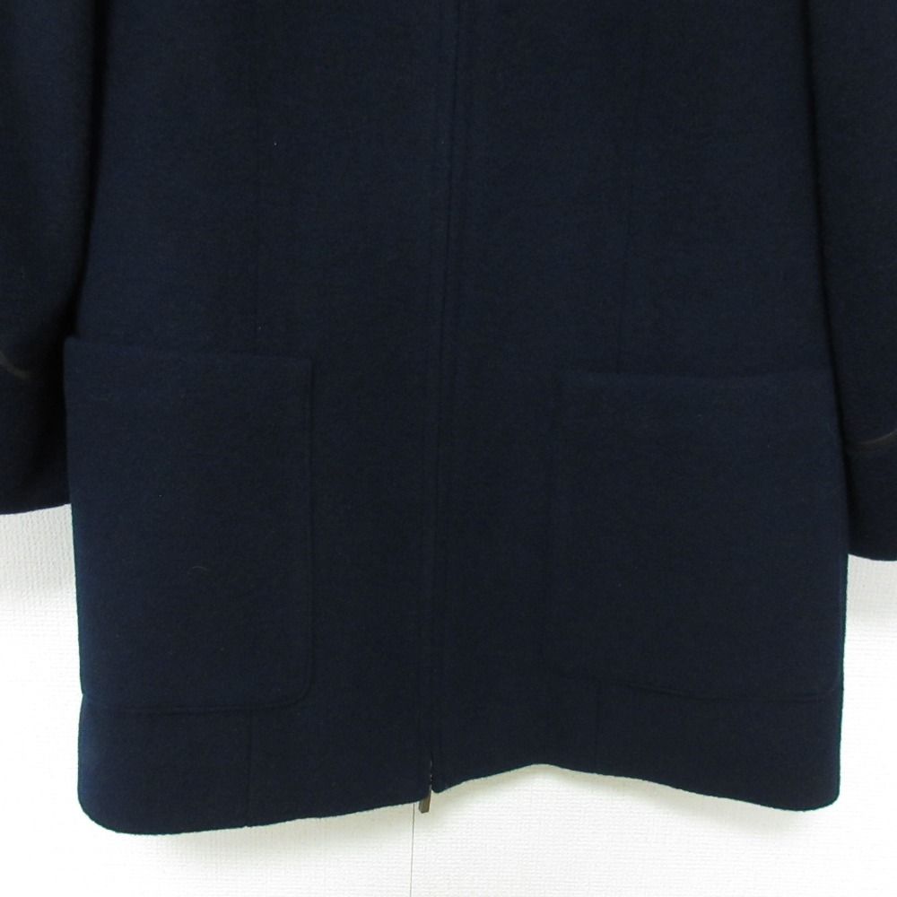 未使用 Rene ルネ ウール×アンゴラ ノーカラーコート 6043440 サイズ36