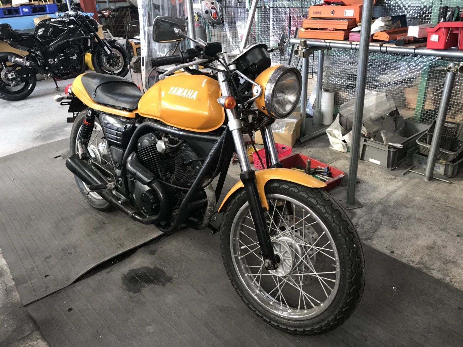 タナックス(Tanax) バイクミラー ナポレオン リュートミラー ブラック