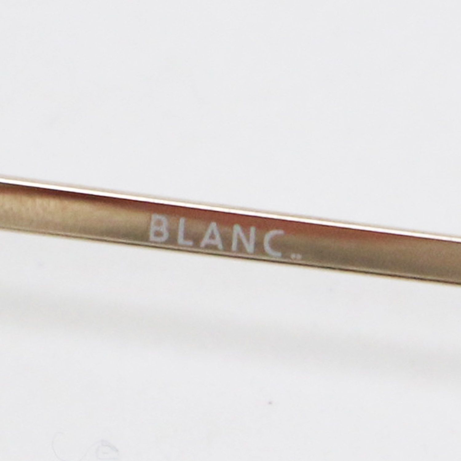美品】BLANC.. ブラン ボストン型 メタル コンビ サングラス / セル 