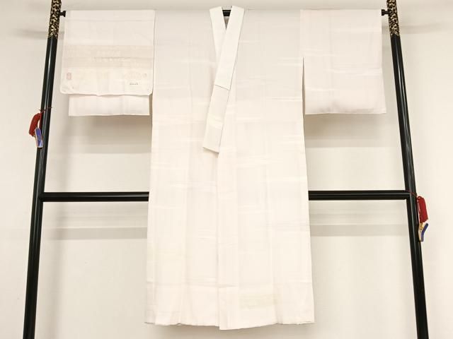 平和屋着物●皇室献上工場謹製 富岡製糸場 長襦袢 無双仕立て 霞文 丹後ちりめん 確氷製糸謹製 反端付き 正絹 AABA4950np