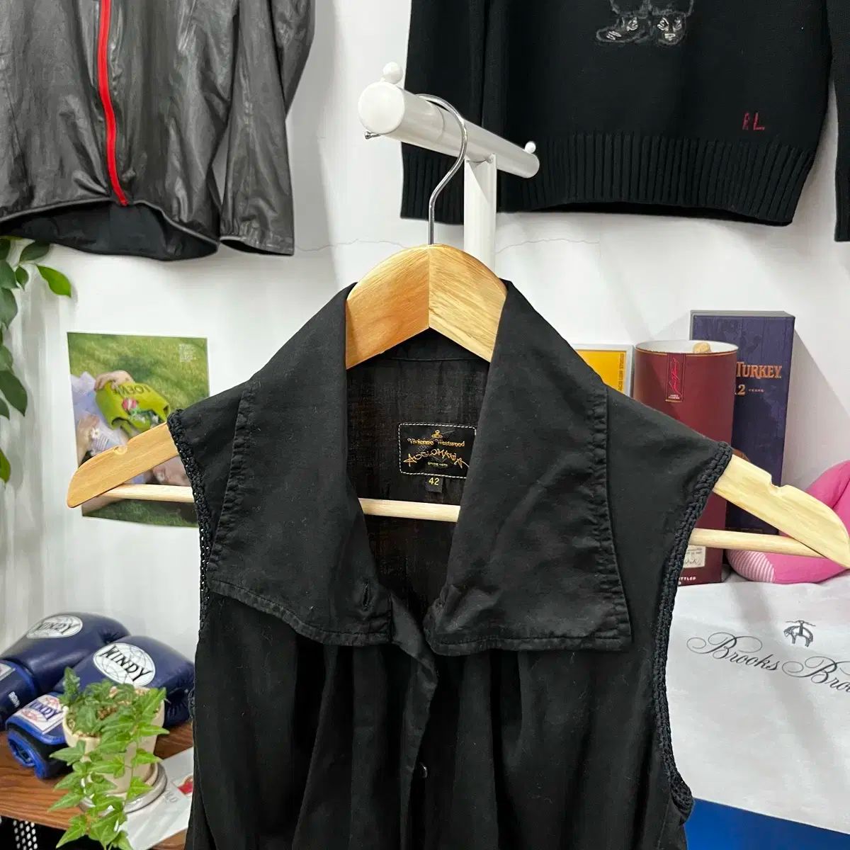 VivienneWestwood anglomania ノースリーブシャツ S