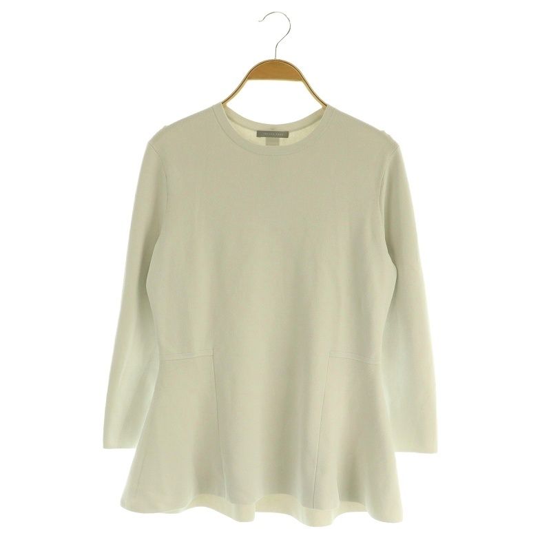 セオリーリュクス 24SS ペプラム カットソー 白 ホワイト 38サイズ セオリーリュクス 24SS ペプラム カットソー 白 ホワイト 38サイズ