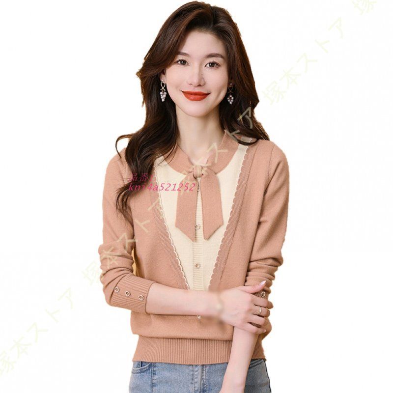 ラウンドネック ニット