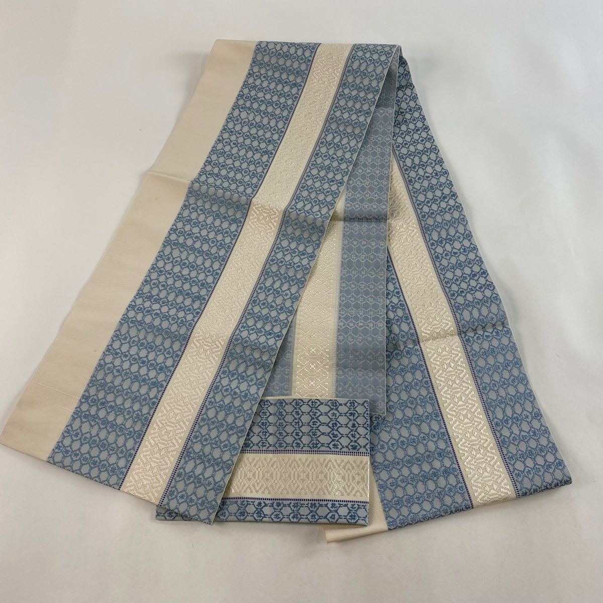 大人気新品  名古屋帯 美品 逸品 小川規三郎 落款あり 八寸名古屋帯 松葉仕立て 着物・浴衣