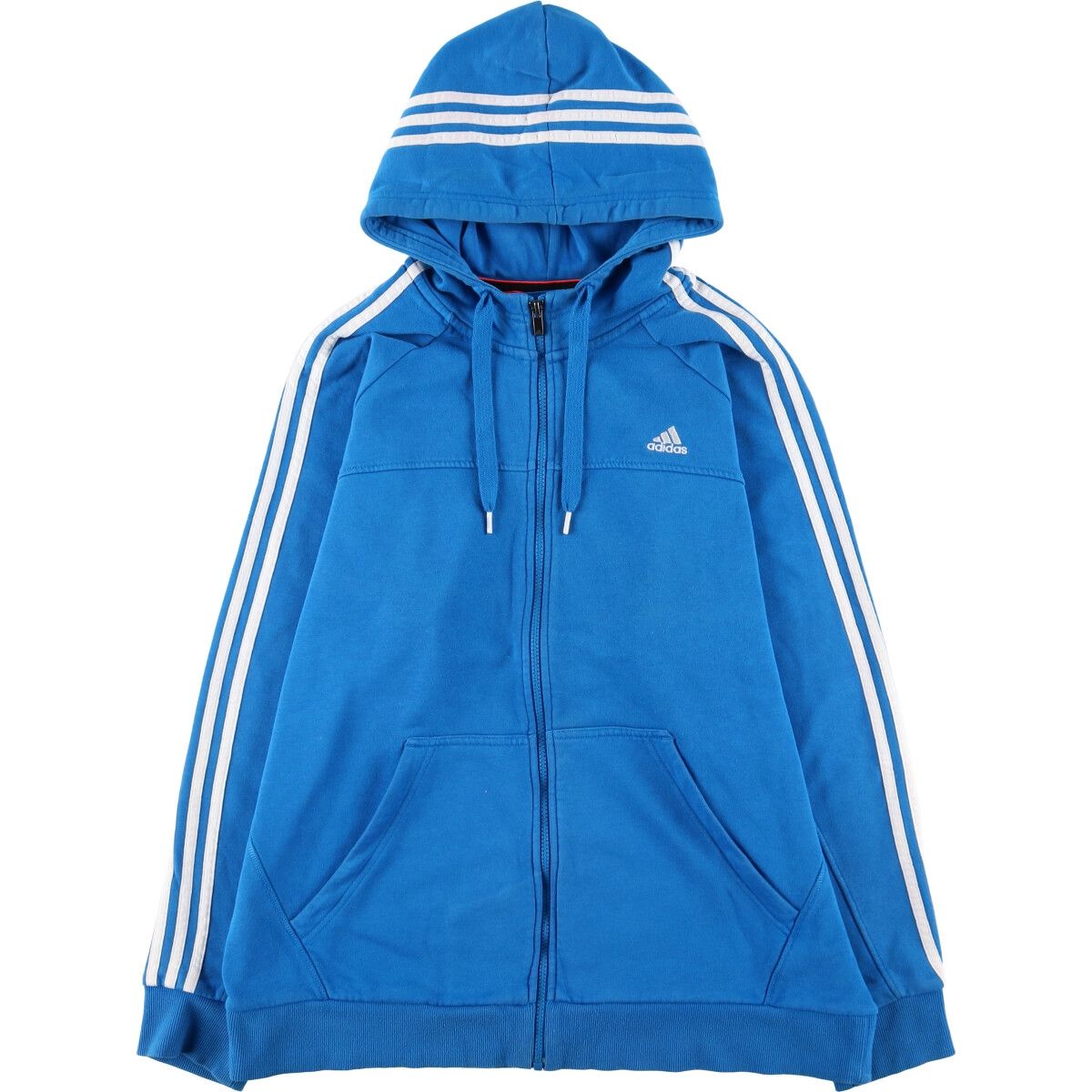 古着 アディダス adidas スウェットフルジップパーカー メンズXL相当/eaa505224