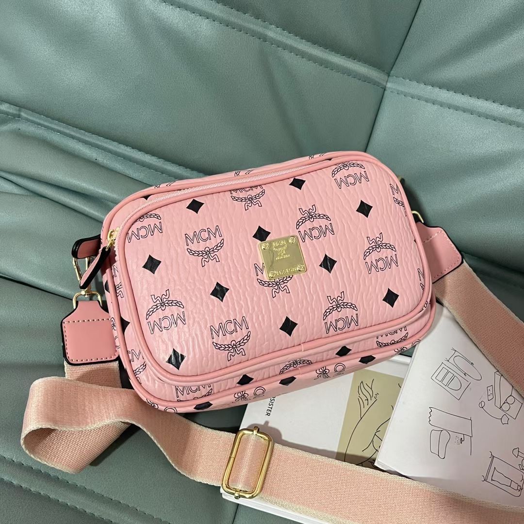 MCM/エムシーエム/〈ヴィセトス オリジナル〉 カメラバッグ ピンク 