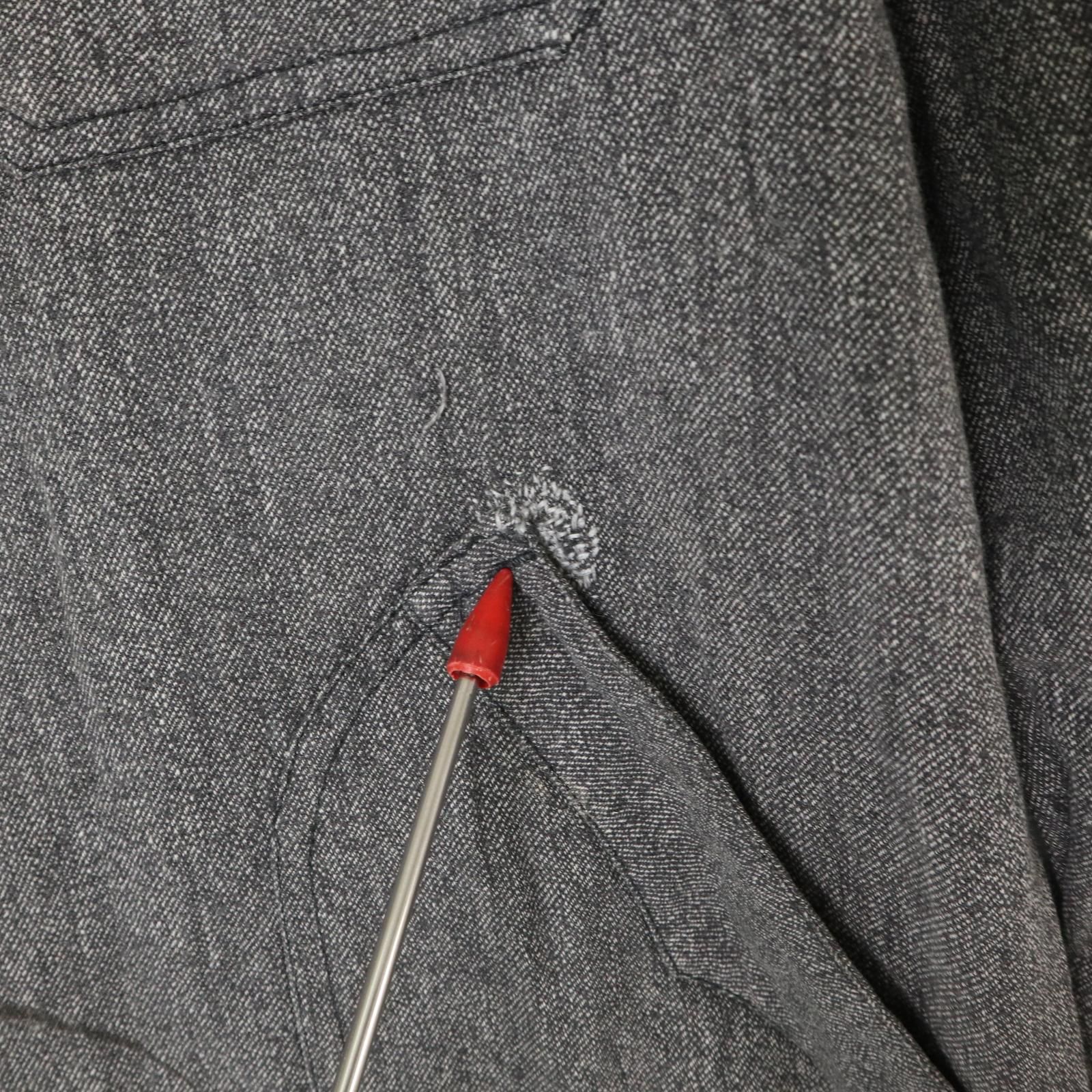 50年代 LE FAON フレンチアトリエコート ブラックシャンブレー