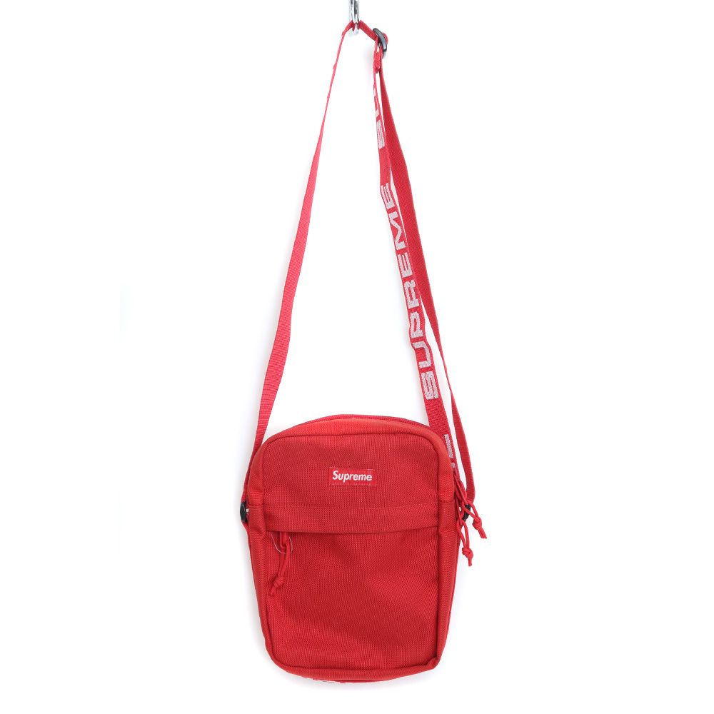 SUPREME 18SS SHOULDER BAG レッド UT6611 - メルカリ