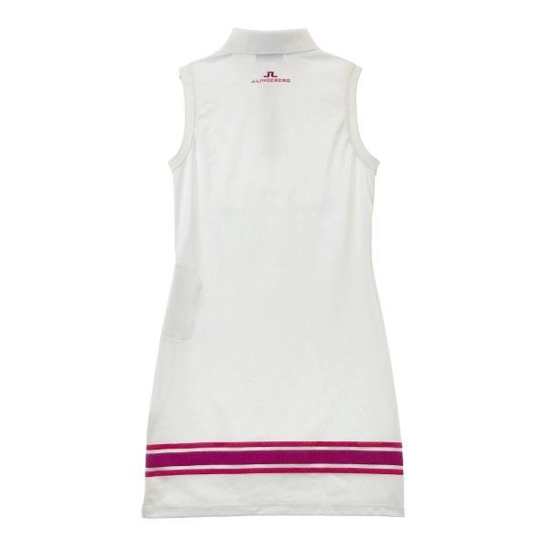 J.LINDEBERG ジェイリンドバーグ ノースリーブ ワンピース ホワイト系