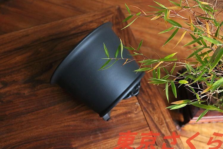 黒泥鉢 紫砂の鉢 盆栽鉢 植木鉢 小品盆栽鉢 大品盆栽鉢 台湾紫砂の鉢