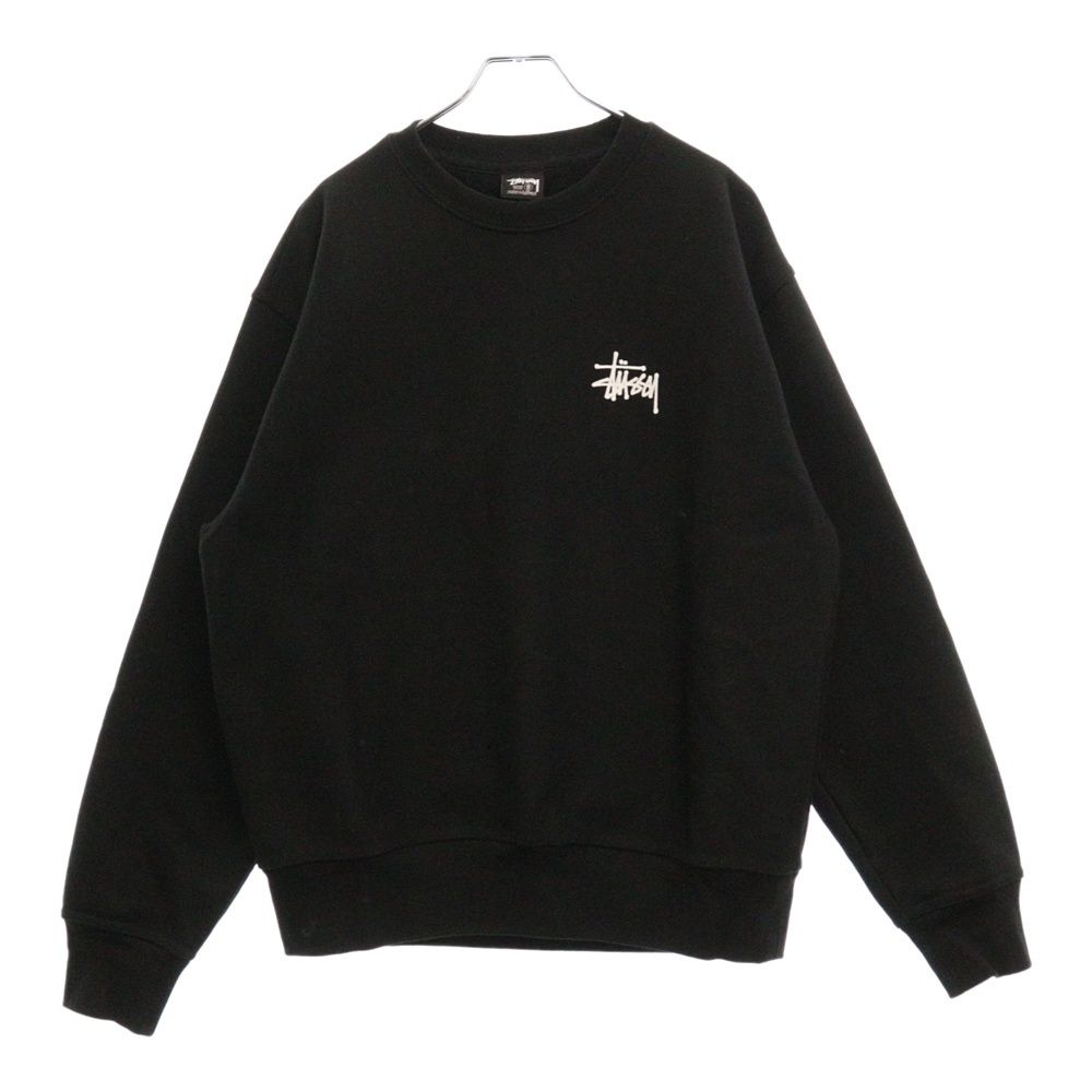 【メーカー再生品】 STUSSY (ステューシー) バックロゴプリント クルーネック トップス