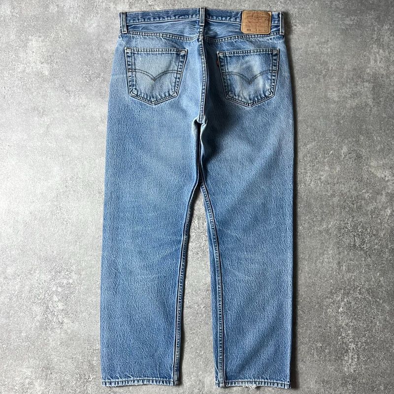 ヒゲ 00s Levis 501 ストレート デニム パンツ 36 32 / 00年代