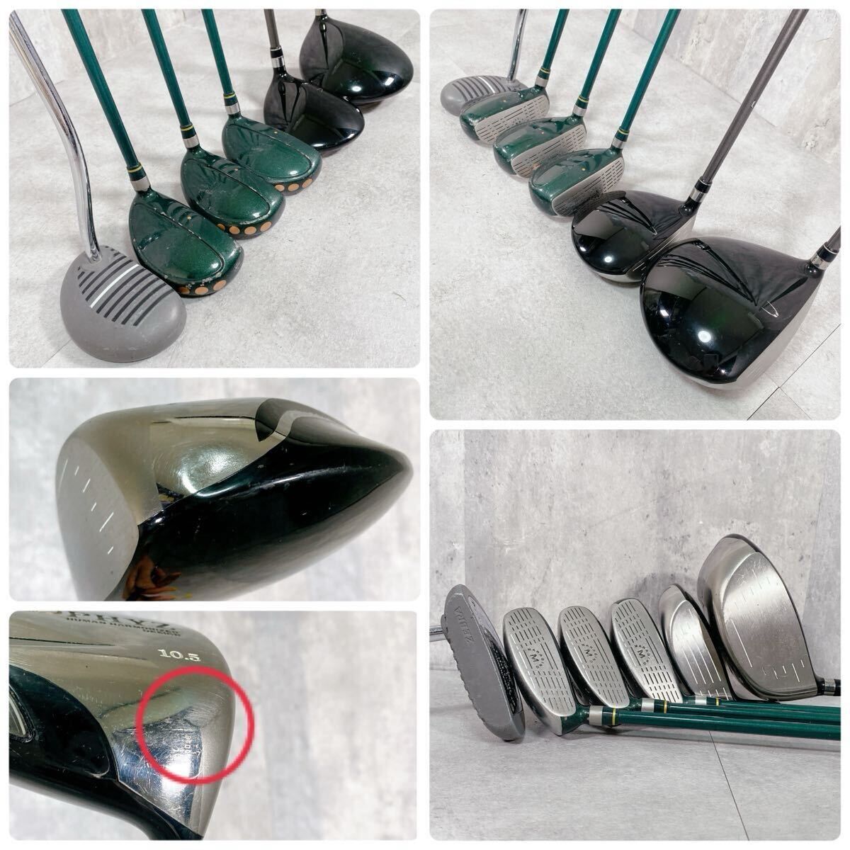 V010 PHYZ ファイズ 他 メンズ ゴルフ クラブ フルセット 15点 豪華