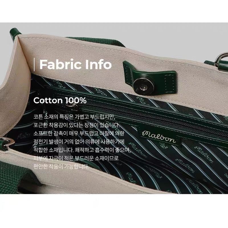 MALBON GOLF トートバッグ カートバッグ ショルダー付 - メルカリ