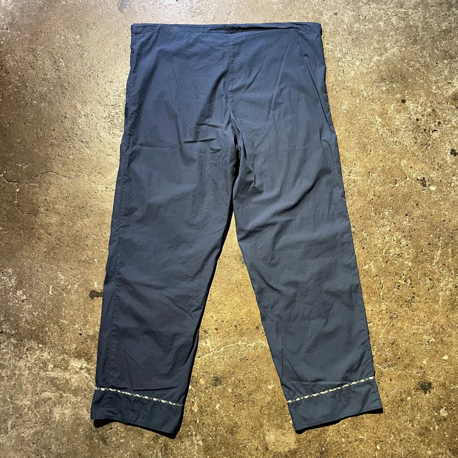 り*】様 90s 00s Stussy レザーパンツ ドローコード STUSSY 90s 紺タグ