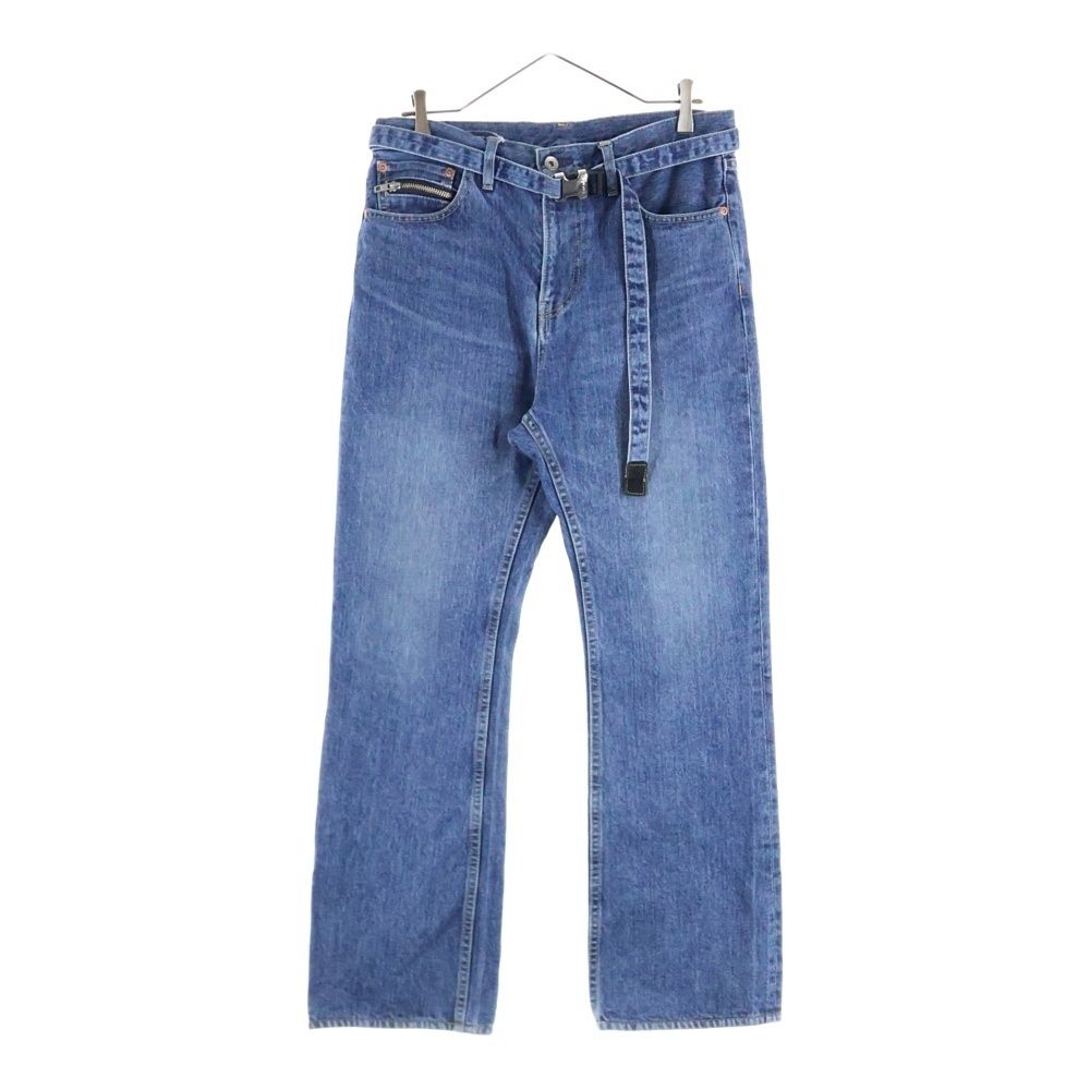 Sacai サカイ 23SS Boot Cut Denim Pants ベルテッド ブーツカットデニムパンツ インディゴ 23-03021M