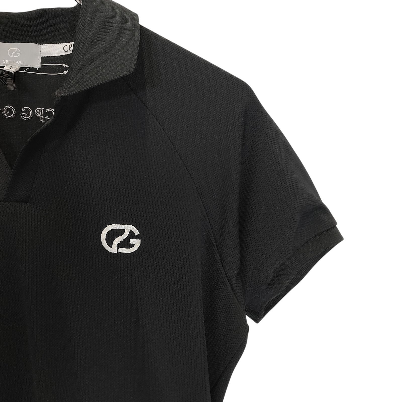 CPG ポロワンピース グレー 半袖 CPG GOLF シーピージーゴルフ 半袖ニットワンピース グレー系 2 中古