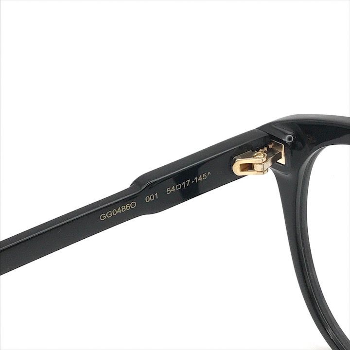 超美品 GUCCI グッチ プラ GG ケース付き メガネ アイウェア ブラック