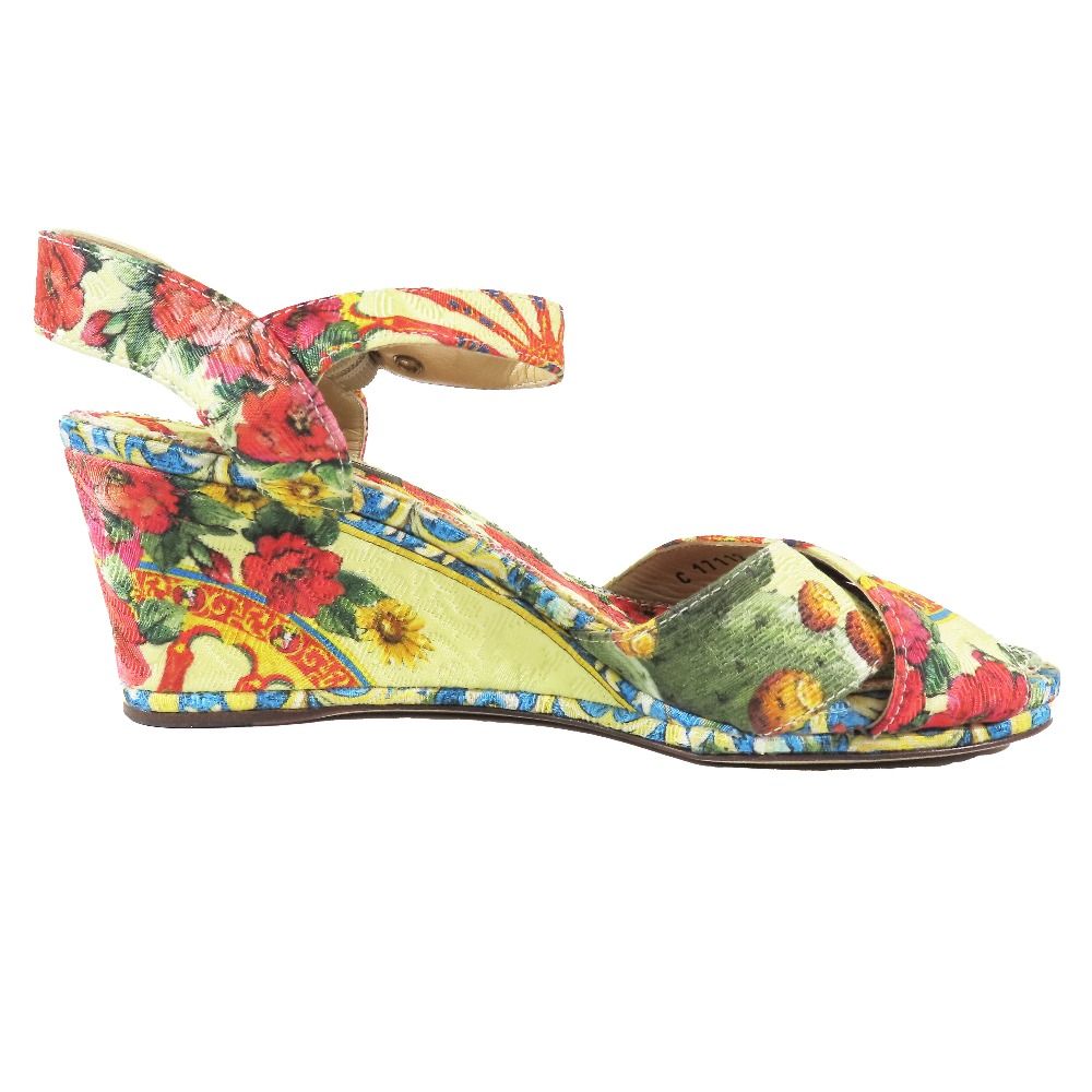 新品同様 DOLCE&GABBANA ドルチェアンドガッバーナ ウェッジ