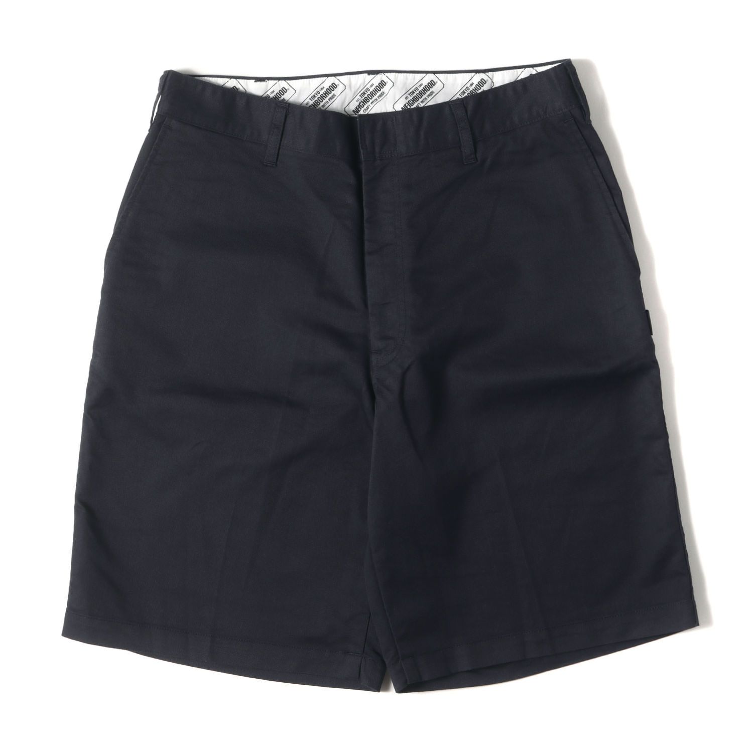 NEIGHBORHOOD ネイバーフッド パンツ サイズ L | 24SS ツイル ワークショーツ WORK SHORT PANTS | ネイビー 紺 | ボトムス ショートパンツ メンズ
