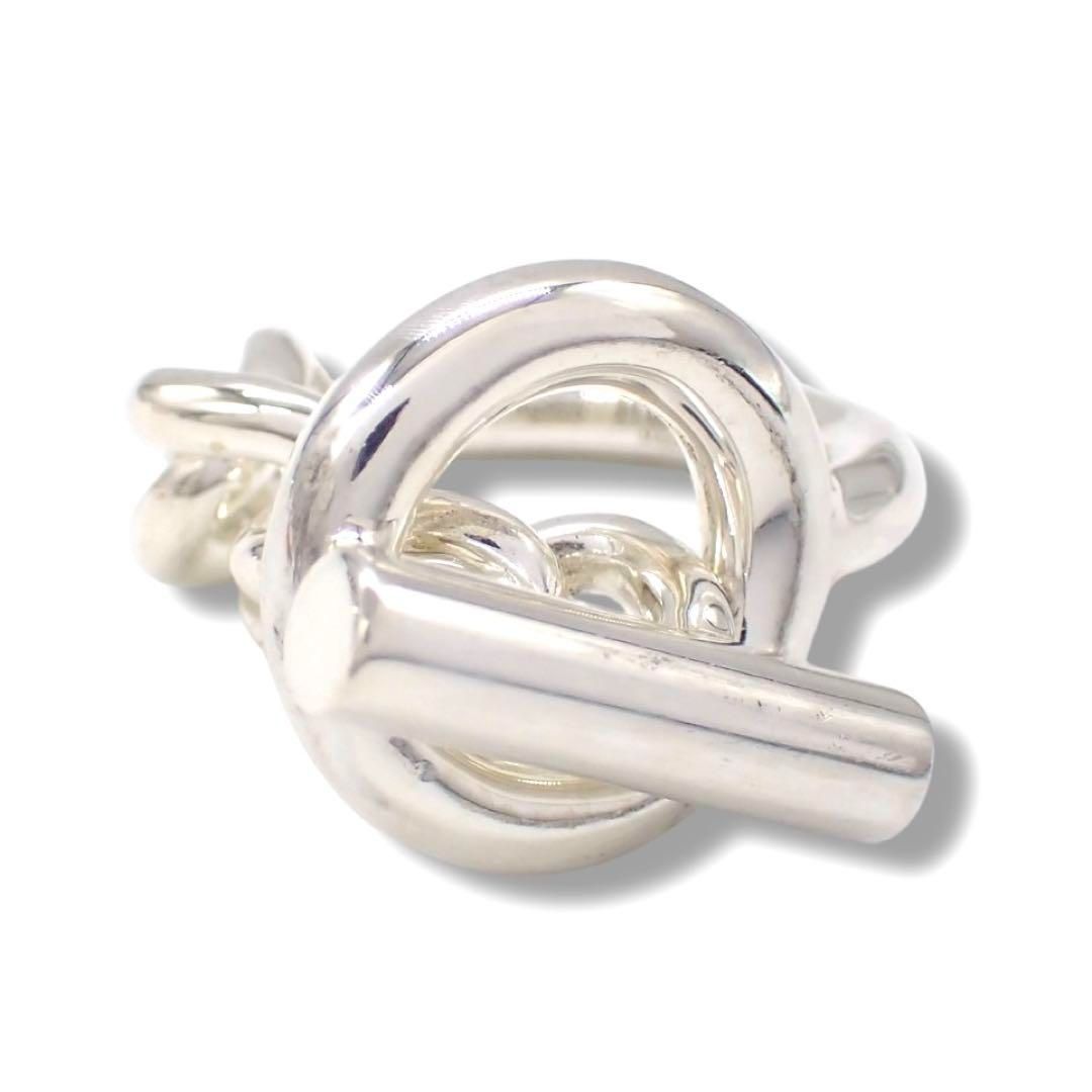 エルメス クロワゼット GM 49 8号 925 リング シルバー 4082 エルメス クロワゼット GM 49 8号 925 リング シルバー 4082 - メルカリ