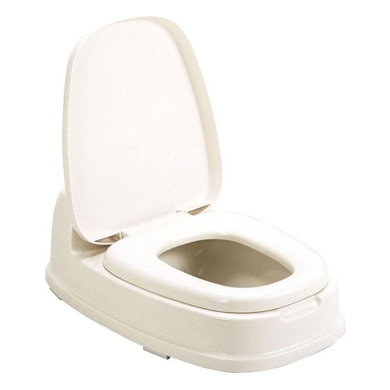 新輝合成 トンボ 洋式便座 両用型 段差あり 和式トイレ用 ベージュ 61×40.5×20.5cm 介護 日本製