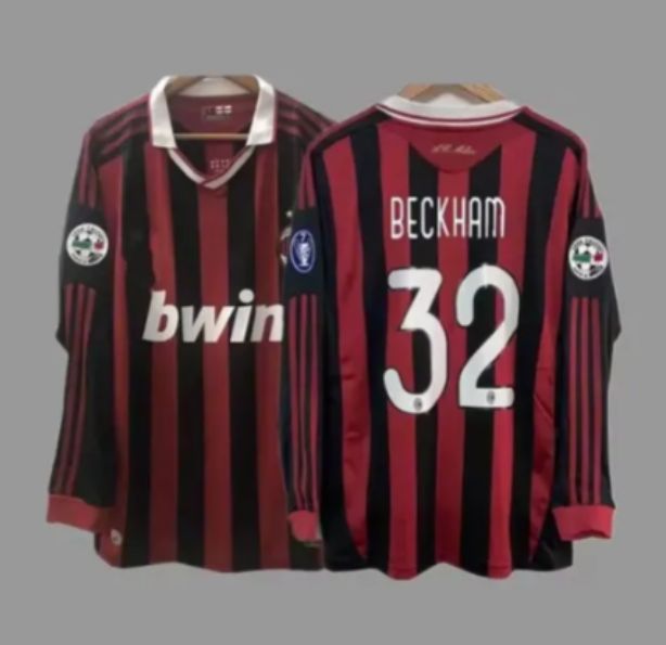 ACミラン ホーム 長袖 9番 ユニフォーム INZAGHI ACミラン ホーム 長袖 9番 ユニフォーム INZAGHI（Qoo10] ac