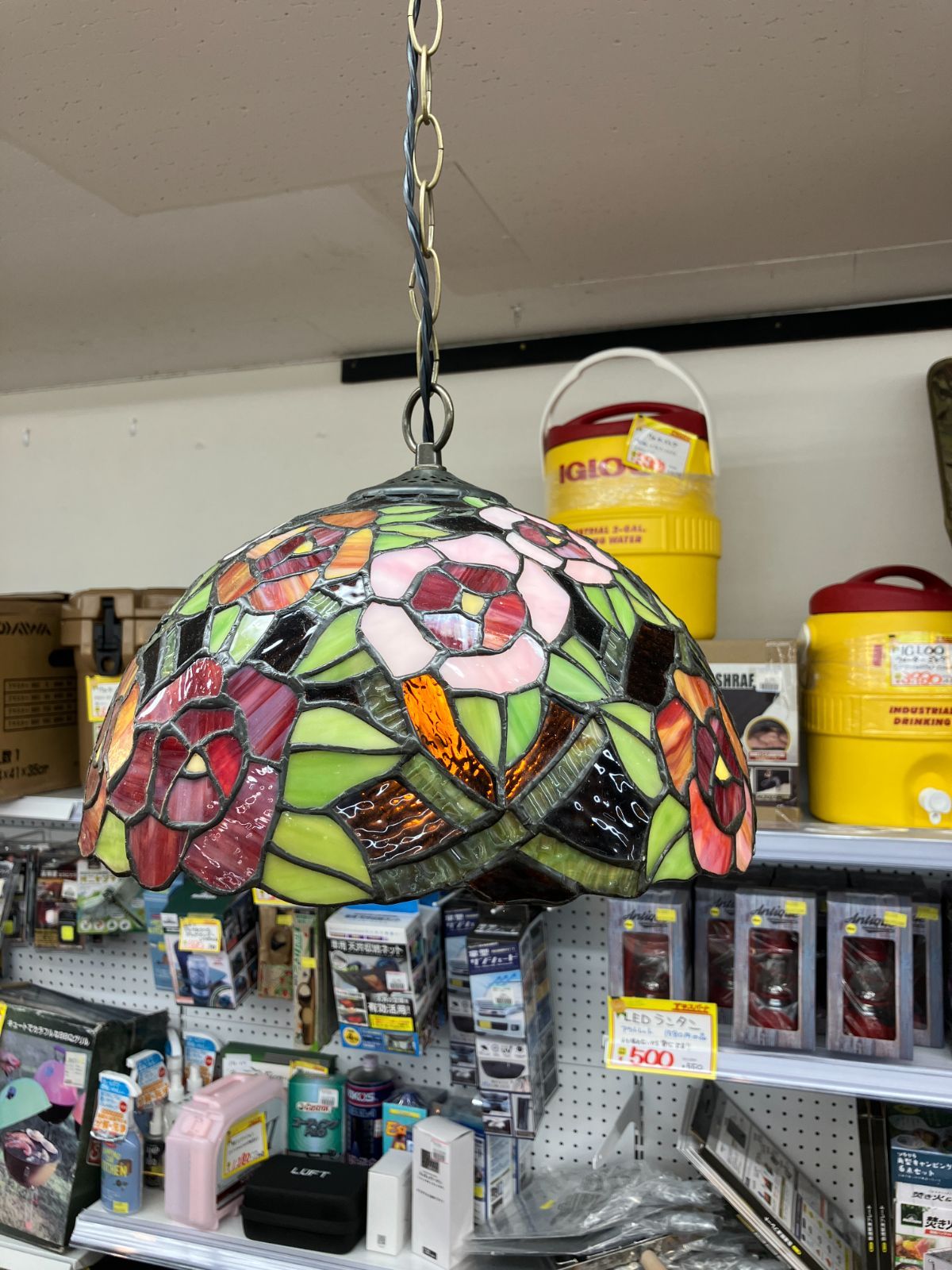 ペンダントライト フラワーモチーフ