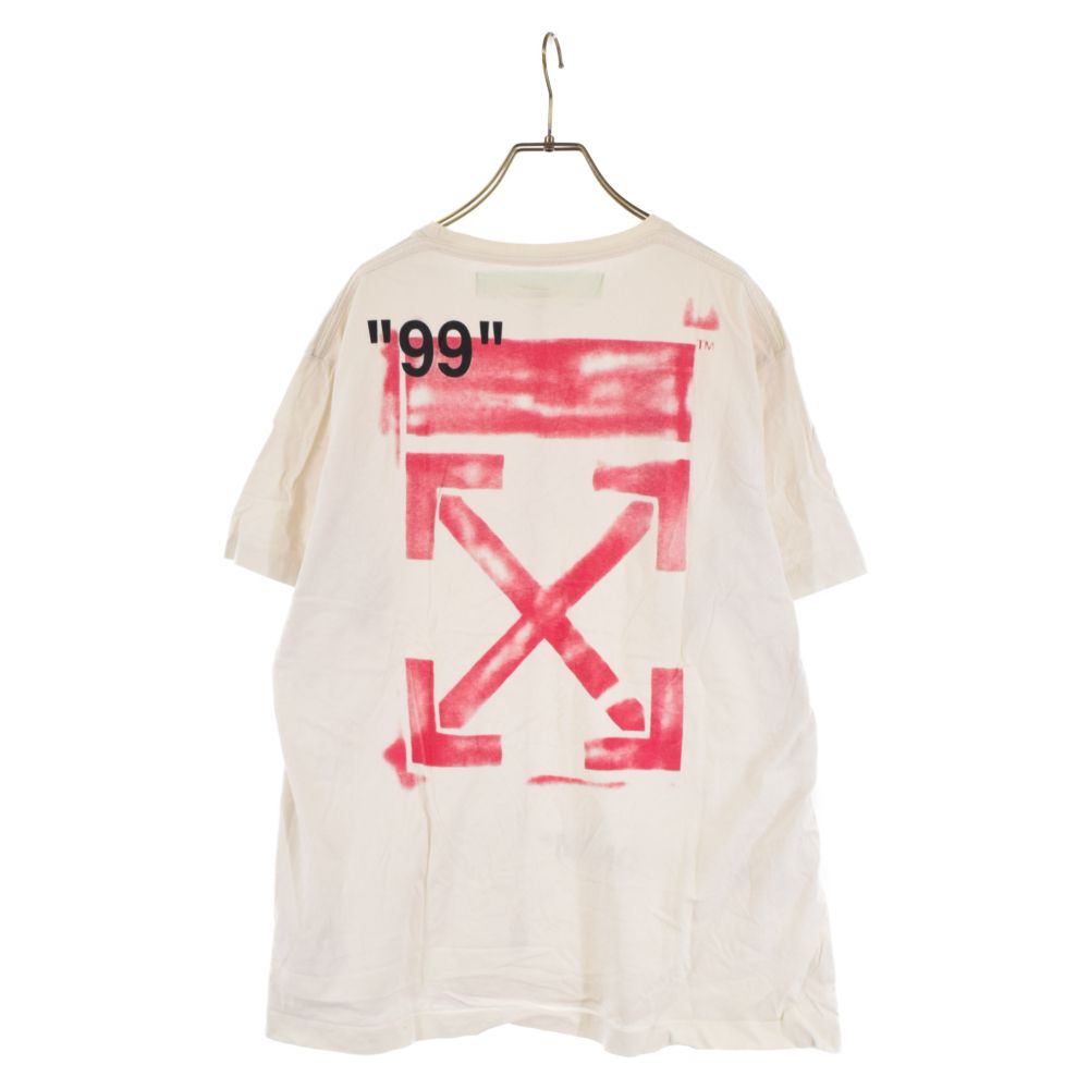 評価 Off-White シャツ ロゴプリントクルーネックTシャツ - kids-nurie.com