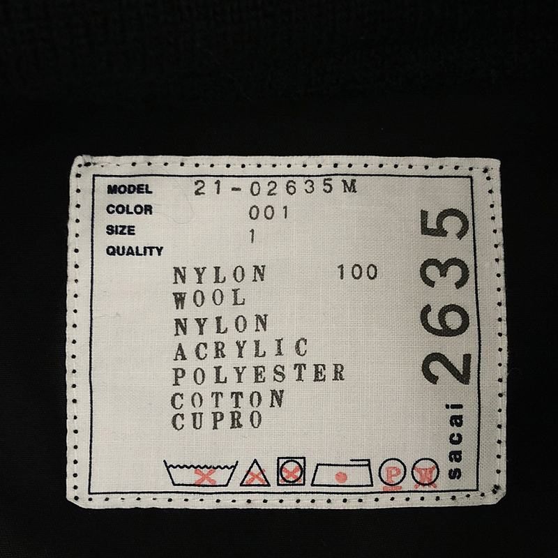 美品】 sacai / サカイ | 2021AW | FAUX SHEARLING NYLON TWILL