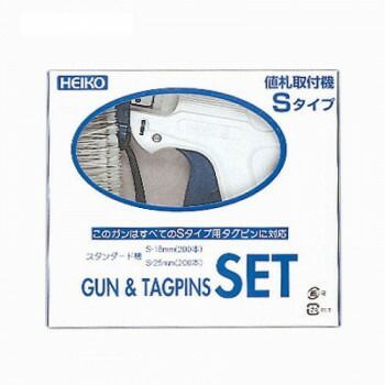 シモジマ HEIKO ヘイコー 003734010 ヘイコーガン＆タグピンセット スタンダードタイプ 1箱
