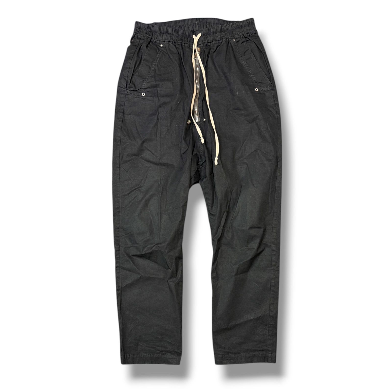 RICK OWENS 21AW BELA PANTS ベラパンツ サルエルパンツ イージーパンツ リックオウエンス RU02A5361-TE ブラック 50 99686A5
