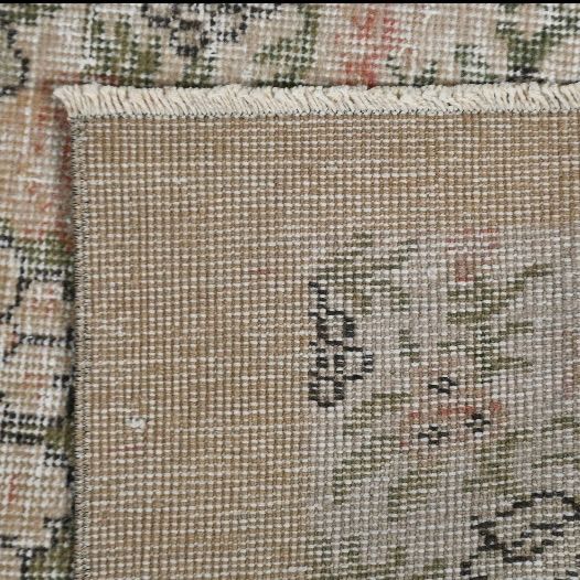 トルコヴィンテージラグ 112×202cm イエロー ヴィンテージラグ トルコラグ