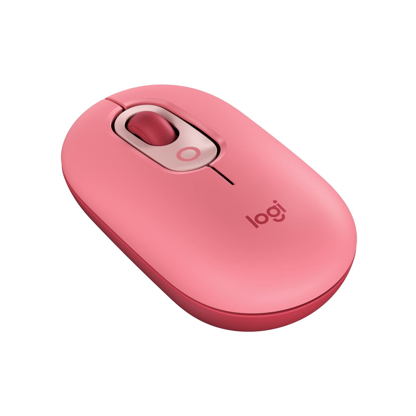 ロジクール POP MOUSE M370RO 静音 ワイヤレスマウス 無線 Bluetooth Logi Bolt Unifying非対応 左右対称 windows mac iPad Chrome OS Surface マウス スクロールホイール ローズ