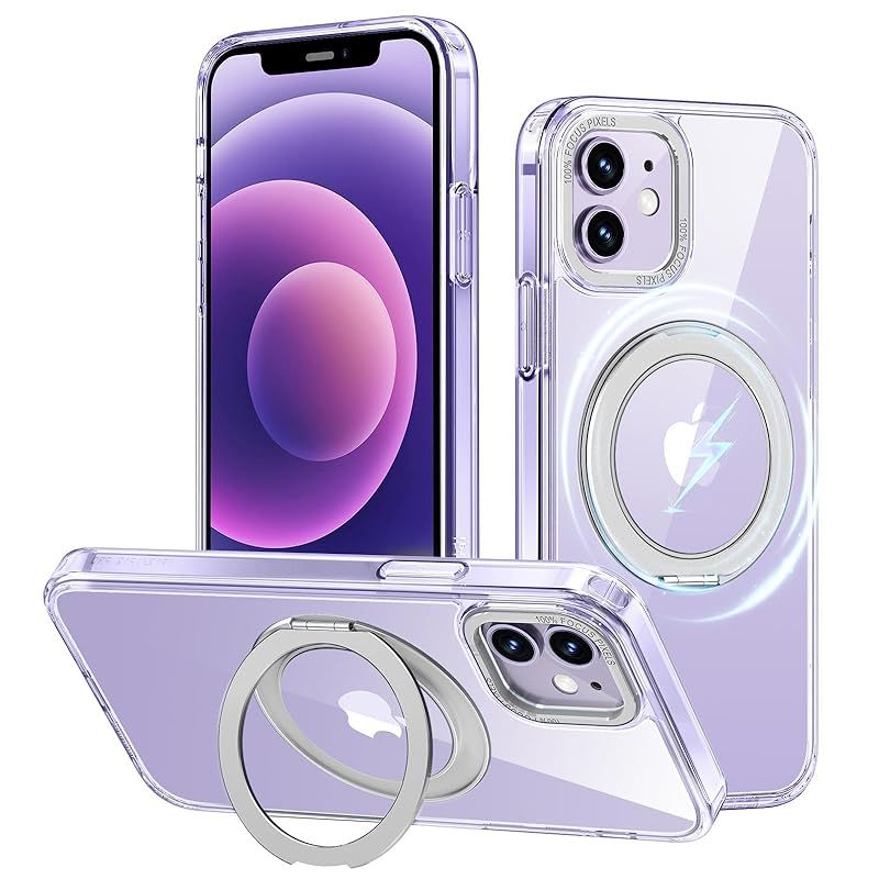 iPhone 11 用 ケース Magsafe対応 ワイヤレス充電 360°回転 iPhone 11 用 ケース Magsafe対応 ワイヤレス充電 360°回転