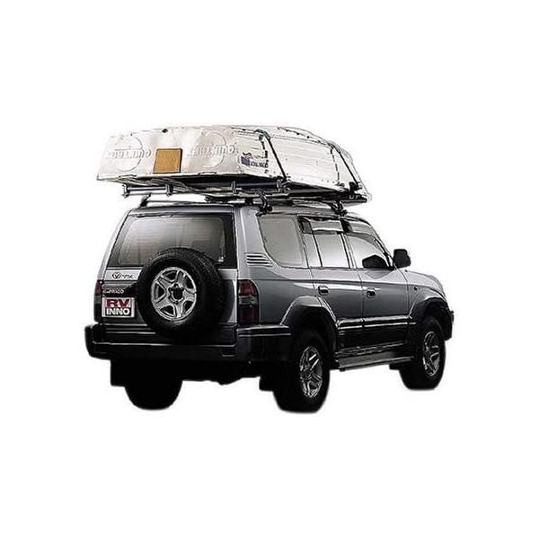 カーメイト ルーフキャリア inno 太ローラー-ラチェット カヌー ボート IN420 ブラック BLACK