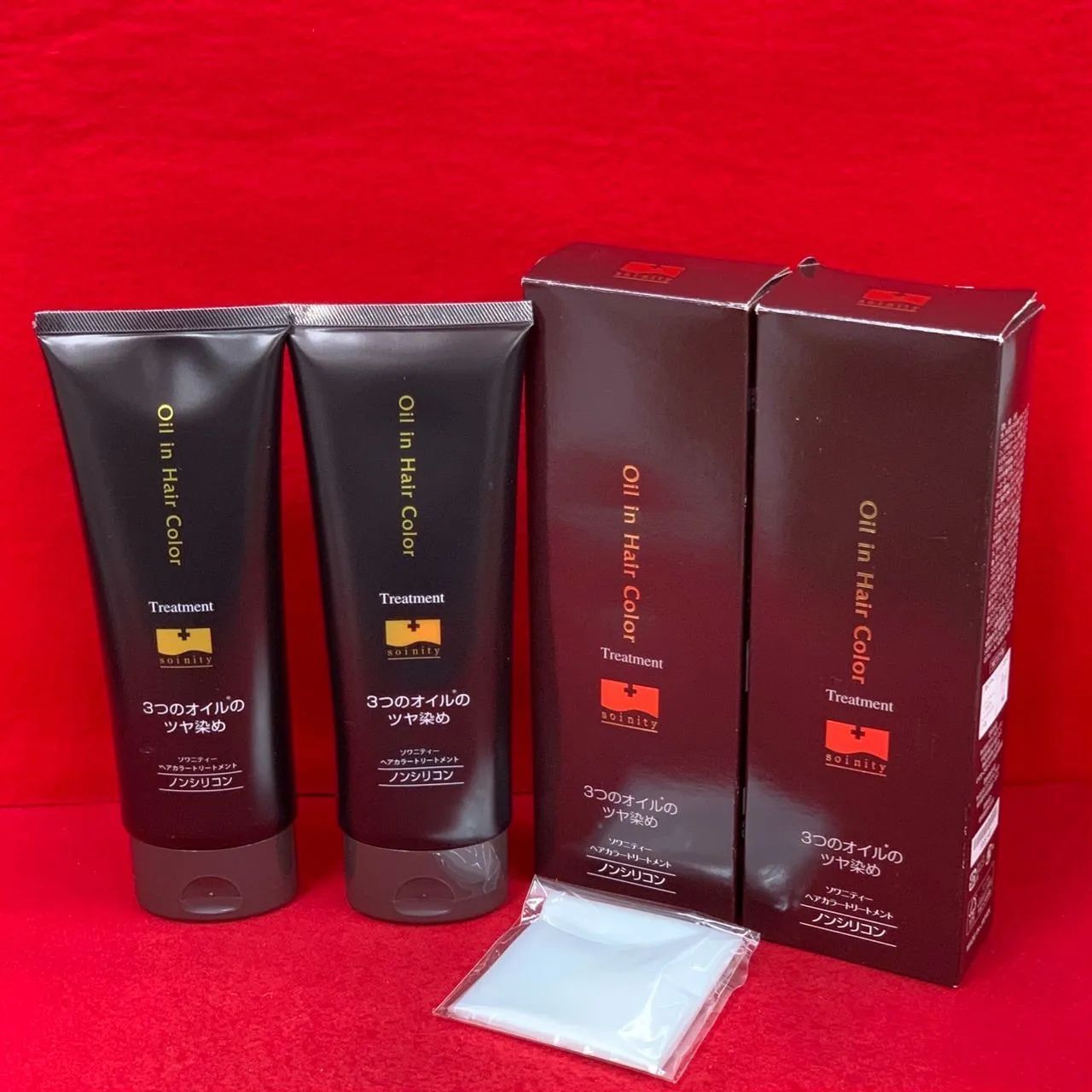 【未開封】ナチュラルガーデン ソワニティー ヘアカラートリートメント　5本セット ナチュラルガーデン ソワニティー ヘアカラートリートメント 未開封